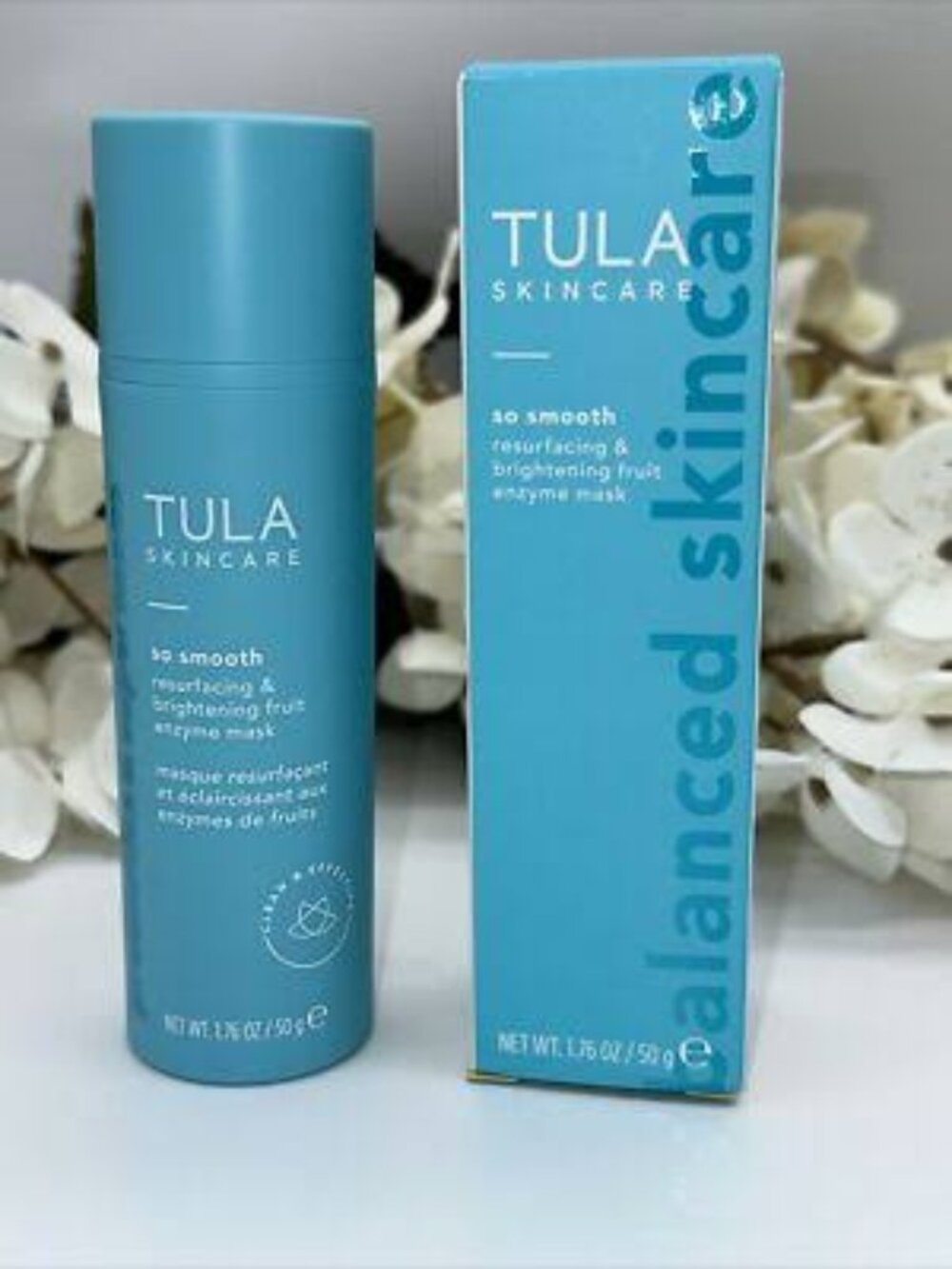 NEW Tula So Smooth Resurfacing and Brightening Fruit Enzyme Mask